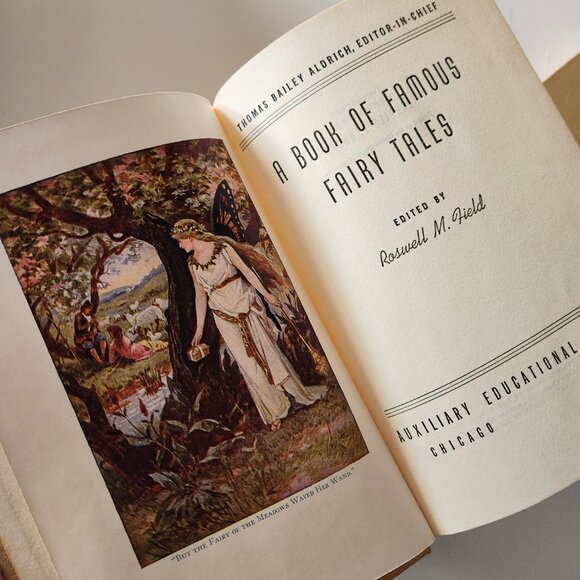 Vintage Young Folks Library Hardcover Set of 4: Children's Classics,1952 - Picture 7 of 9